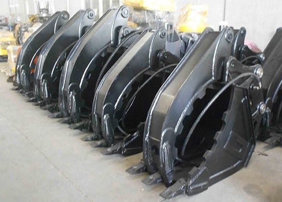 Excavateur hydraulique à seau de pouce 3-100 tonnes Capacité de prise Q355B Hardox450