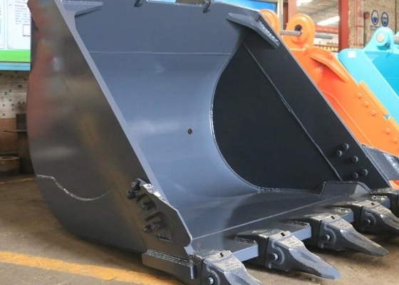 Bottes à usage général pour les excavatrices à résistance noire/jaune pour charges de travail lourdes - capacité 0,25-1,4 cbm