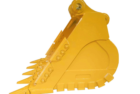 Dureté Q355B NM450 Seau d'excavatrice avec dents de roche 1,5 cbm Capacité de coupe 1200 mm