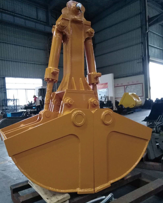 Capacité hydraulique du seau 6M3 de bloc supérieur de pelle rétro de Q345B NM400