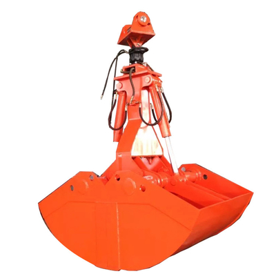 Excavateur à charge lourde Bouteille de coquillage Hardox450/500/550 Résistance 0,4-6 mètres cubes Jaune / personnalisé