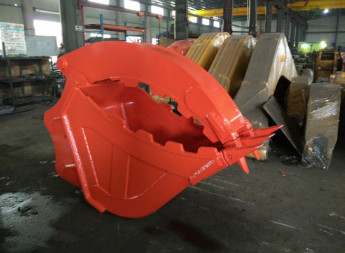 10 tonnes 0.4CBM Excavateur à haut rendement Bouteille hydraulique à pouce personnalisée Largeur d'ouverture Bouteille produit de vente à chaud