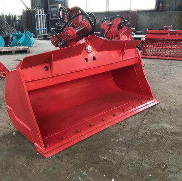 1-4Ton Excavator Tilt Bucket 180 degrés Angle d'inclinaison personnalisé Dimension et matériau Bucket Fabricant Fourniture directe avec le meilleur service après-vente