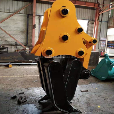 Système de rotation non rotatif Produit 9 tonnes Excavateur manuel type Log Grapple personnalisé Jaw Open Wood Grapple