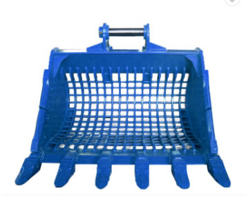 Q355B Seau de pelleteuse PC200 personnalisé 0.9M3 Seau de squelette pour le nettoyage des tranchées