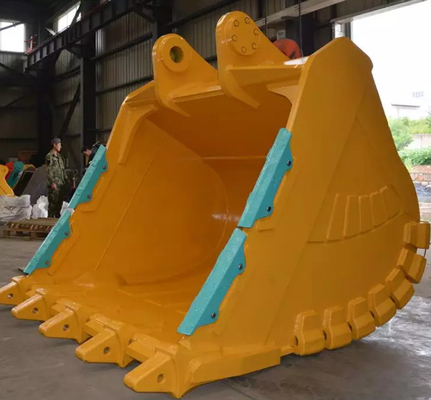 Seau de collecte de roche jaune pour une collecte et un stockage faciles