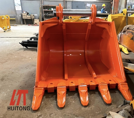 HUITONG Creuseur personnalisé HD Bucket Heavy Duty Bucket Excavator Boîte de roche renforcée pour CAT320 EX120