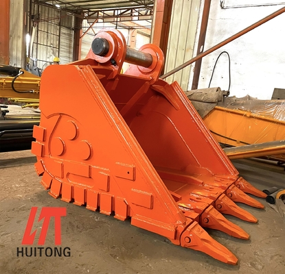 HUITONG Creuseur personnalisé HD Bucket Heavy Duty Bucket Excavator Boîte de roche renforcée pour CAT320 EX120