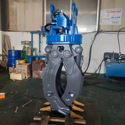 Excavateur de 36 tonnes 360 rotation type hydraulique Log Grapple Produit de contrôle sur mesure de bois