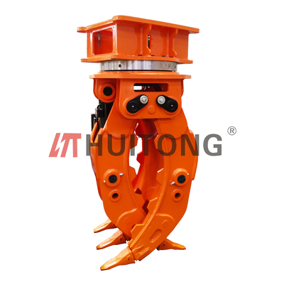 Excavateur de 36 tonnes 360 rotation type hydraulique Log Grapple Produit de contrôle sur mesure de bois