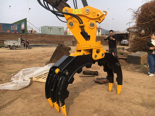 Excavateur 360 Rotation type hydraulique Log Grapple pour 20Ton PC200 hautement efficace