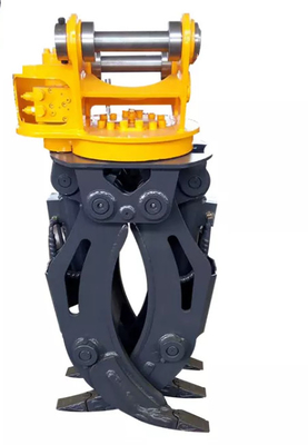 Excavateur 360Rotation type hydraulique Log Grapple pour 15Ton CAT315 Excavateur haute efficacité bois Grapple prix d'usine