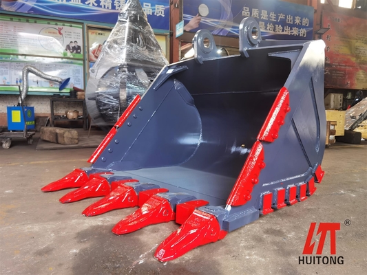 Boîte de roche pour excavateur avec dents de poids lourd Hardox400 personnalisé