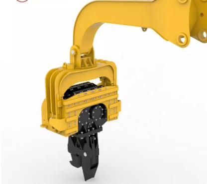 Excavateur de construction Vibro Hammer avec un bras de vice de 2,5 m