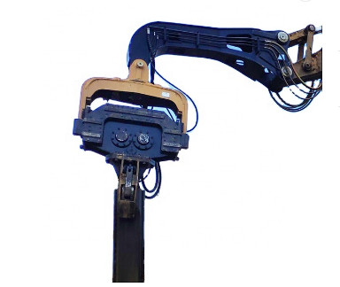 30 tonnes d'excavateur de construction de machines de fixation hydraulique de marteau vibrant avec 2.5M bras vice et Q355/NM400/HARDOX450
