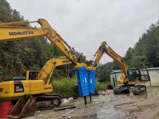 Larme de construction de roche en pierre de Hydraulic Hammer Crusher d'excavatrice de Hyundai vers le bas forte