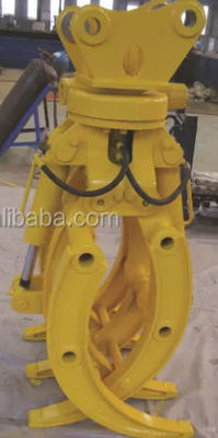 Excavateur 360 Rotation type hydraulique Log Grapple pour 20Ton PC200 hautement efficace