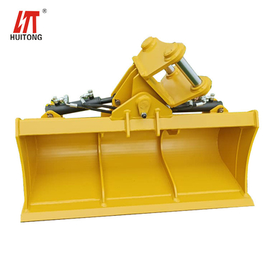 Excavateur en acier sur mesure, cuve inclinée, ouverture rouge/jaune 800-1500 mm