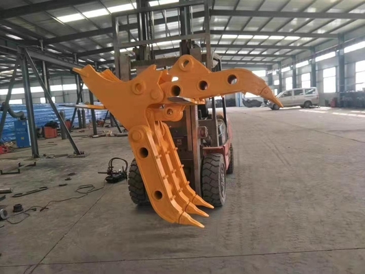 6 tonnes Excavateur manuel type Log Grapple personnalisé Produit de grapple en bois à haute efficacité non rotatif