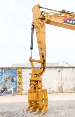 6 tonnes Excavateur manuel type Log Grapple personnalisé Produit de grapple en bois à haute efficacité non rotatif